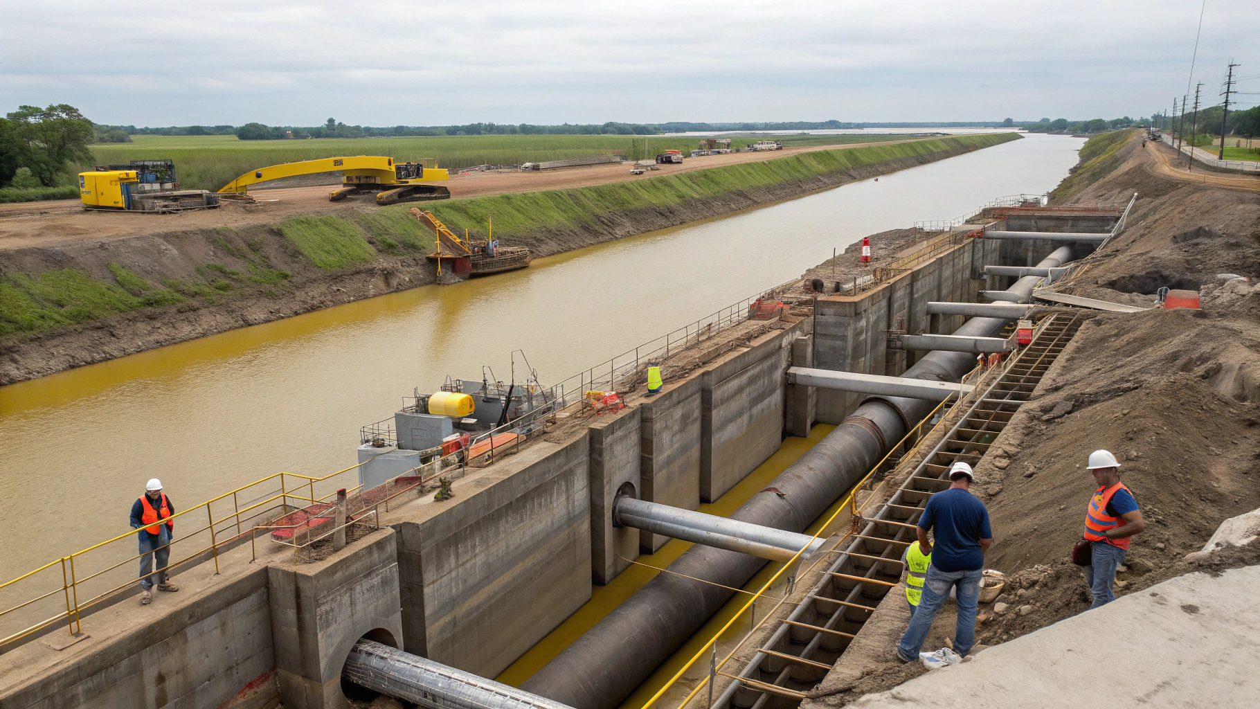SSA 45 municipal water and sewer infrastructure civil installation